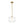 1-Light Ribbed Glass Clear Lantern Kitchen Pendant