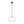 1-Light Ribbed Glass Clear Lantern Kitchen Pendant