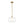 1-Light Ribbed Glass Clear Lantern Kitchen Pendant