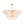 Modern 9-Light White Strie Glass Tiered Chandelier