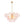 Modern 9-Light White Strie Glass Tiered Chandelier