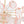 Modern 9-Light White Strie Glass Tiered Chandelier