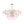 Modern 9-Light White Strie Glass Tiered Chandelier