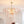 Modern 9-Light White Strie Glass Tiered Chandelier