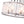 Modern 6-Light White Stire Patterned Glass Drum Pendant