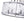 Modern 6-Light White Stire Patterned Glass Drum Pendant