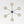 Sculptural 6-Light Metal Modern Linear Chandelier