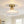 Modern Ribbed Glass Brass Single-Light Semi-flush Mount