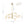 8-Light Branch Linear Frosted White Glass Tiered Chandelier