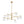 8-Light Branch Linear Frosted White Glass Tiered Chandelier