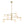 8-Light Branch Linear Frosted White Glass Tiered Chandelier