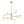 8-Light Branch Linear Frosted White Glass Tiered Chandelier