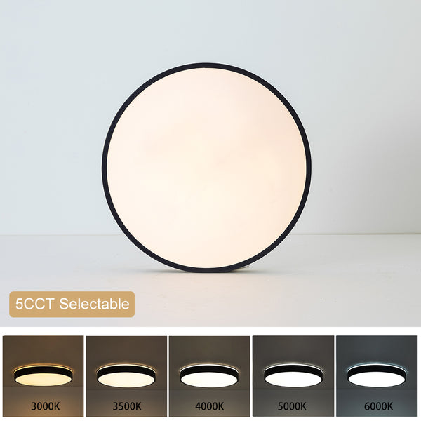 Nordic Deep Ocean 5CCT Dimmable LED Round Flush Mount