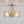 Ombre 2-Light Hammer Glass Drum Semi-Flush Mount
