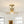 Ornate French 3-Light Sparkle Crystal Semi-flush Mount
