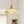 Retro 1-Light Dome Ribbed Glass Saucer Pendant