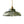 Retro 1-Light Dome Ribbed Glass Saucer Pendant