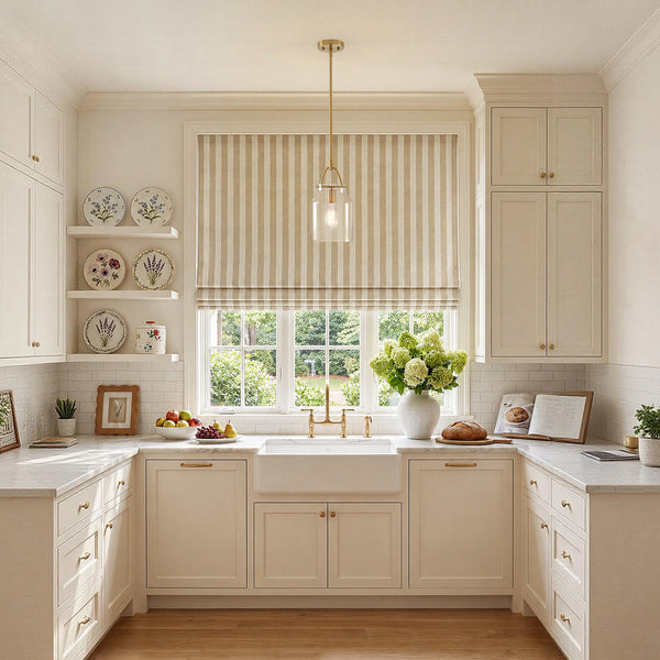 Scandinavia 1-Light Barrel Glass Hanging Kitchen Pendant