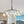 Sculptural 6-Light Metal Modern Linear Chandelier