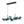 Sculptural 8-Light Staggered Gradient Glass Island Chandelier