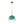 Sculptural Gradient Tinted Glass Globe Single Pendant