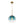 Sculptural Gradient Tinted Glass Globe Single Pendant