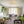 Sputnik Brass Fluted Glass Bubble Linear Semi-flush Mount