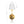 Chandelierias - 1 - Light Contemporary Conical Wall Sconce - Wall Light - Brushed Brass - 1 - Pack