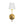 Chandelierias - 1 - Light Contemporary Conical Wall Sconce - Wall Light - Brushed Brass - 1 - Pack