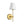 Chandelierias - 1 - Light Contemporary Conical Wall Sconce - Wall Light - Brushed Brass - 1 - Pack