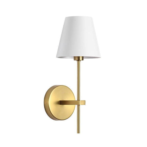 Chandelierias - 1 - Light Contemporary Conical Wall Sconce - Wall Light - Brushed Brass - 1 - Pack