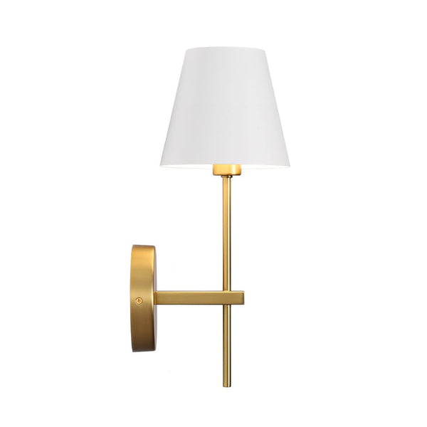Chandelierias - 1 - Light Contemporary Conical Wall Sconce - Wall Light - Brushed Brass - 1 - Pack