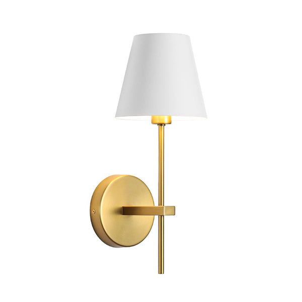 Chandelierias - 1 - Light Contemporary Conical Wall Sconce - Wall Light - Brushed Brass - 1 - Pack