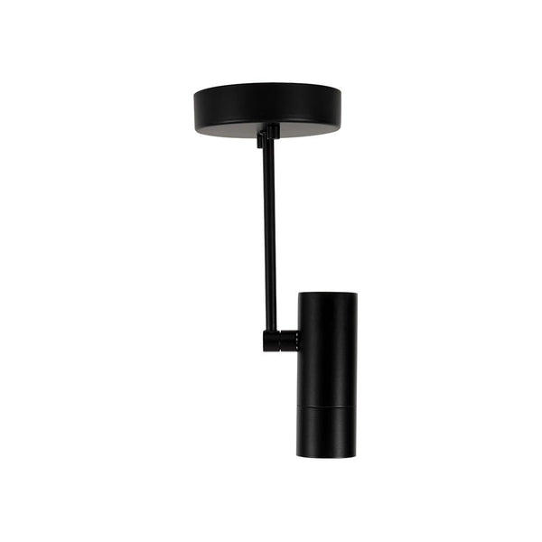 Chandelierias - 1 - Light Dimmable LED Semi - flush Track Lighting Spotlight - Semi Flush - Black - 2 - Pack
