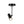 Chandelierias - 1 - Light Dimmable LED Semi - flush Track Lighting Spotlight - Semi Flush - Black - 2 - Pack