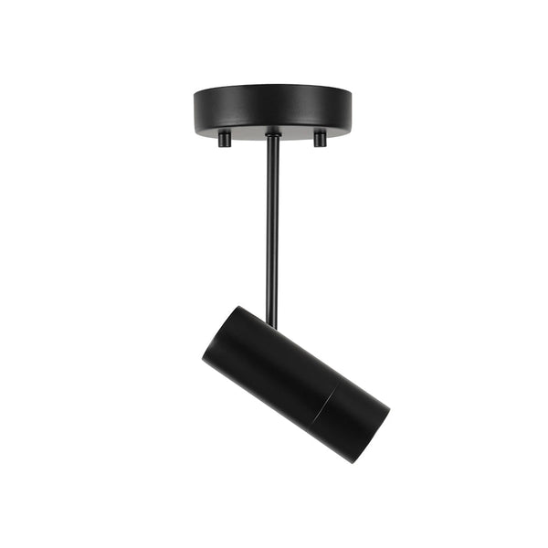Chandelierias - 1 - Light Dimmable LED Semi - flush Track Lighting Spotlight - Semi Flush - Black - 2 - Pack