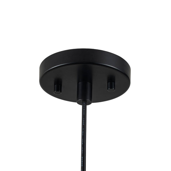 Chandelierias-1-Light Distressed Ombré Oversized Domed Pendant-Pendants-Ombré Black-to-gold-