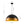 Chandelierias-1-Light Distressed Ombré Oversized Domed Pendant-Pendants-Ombré Black-to-gold-