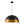 Chandelierias-1-Light Distressed Ombré Oversized Domed Pendant-Pendants-Ombré Black-to-gold-