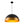 Chandelierias-1-Light Distressed Ombré Oversized Domed Pendant-Pendants-Ombré Black-to-gold-