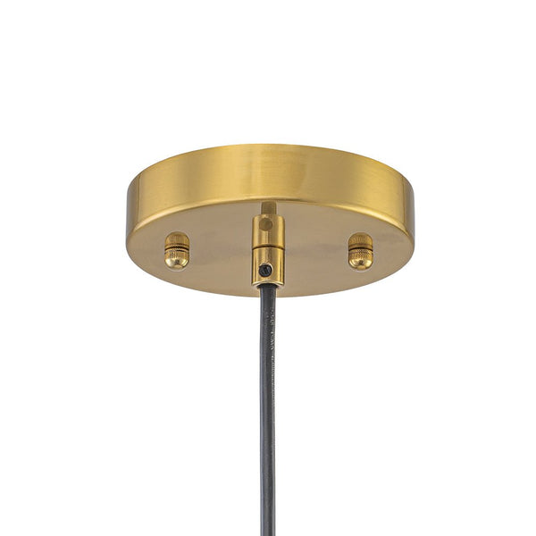 Chandelierias-1-Light Lustrous Tulip Glass Island Pendant-Pendants-Brass-
