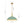 Chandelierias-1-Light Mint Green Chipped Paint Dome Pendant-Pendants-18.5 in-