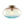 Chandelierias-1-Light Ombre Oval Glass Semi-flush Mount-Semi Flush-Ombre Sunset Ocean-