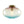 Chandelierias-1-Light Ombre Oval Glass Semi-flush Mount-Semi Flush-Ombre Sunset Ocean-