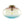 Chandelierias-1-Light Ombre Oval Glass Semi-flush Mount-Semi Flush-Ombre Sunset Ocean-