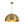 Chandelierias - 1 - Light Oversized Antiqued Brass Single Dome Pendant - Pendant - Medium - 