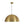 Chandelierias - 1 - Light Oversized Antiqued Brass Single Dome Pendant - Pendant - Medium - 