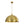 Chandelierias - 1 - Light Oversized Dimmable Metal Dome Pendant - Pendant - Brushed Brass - 15.7in