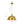 Chandelierias - 1 - Light Oversized Dimmable Metal Dome Pendant - Pendant - Brushed Brass - 15.7in