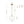 Chandelierias-1-Light Ribbed Glass Clear Lantern Kitchen Pendant-Pendants-Brass-